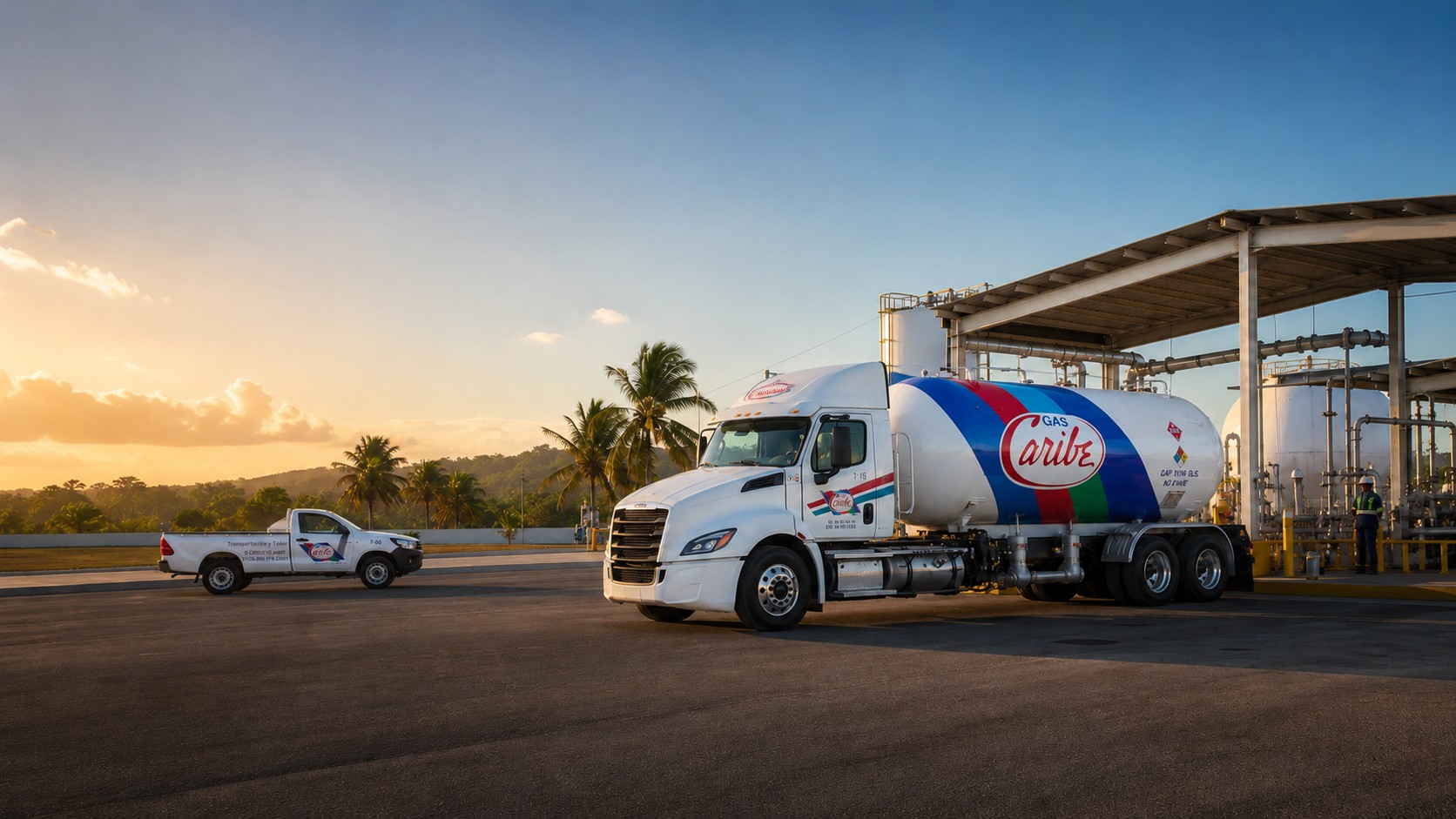 Flota de camiones y vehículos de Gas Caribe